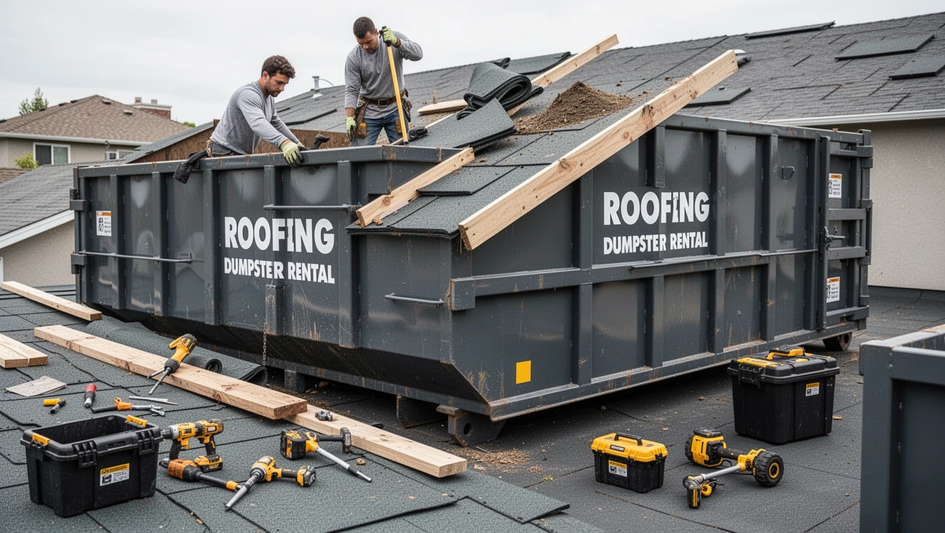 Roofing Dumpster Rental