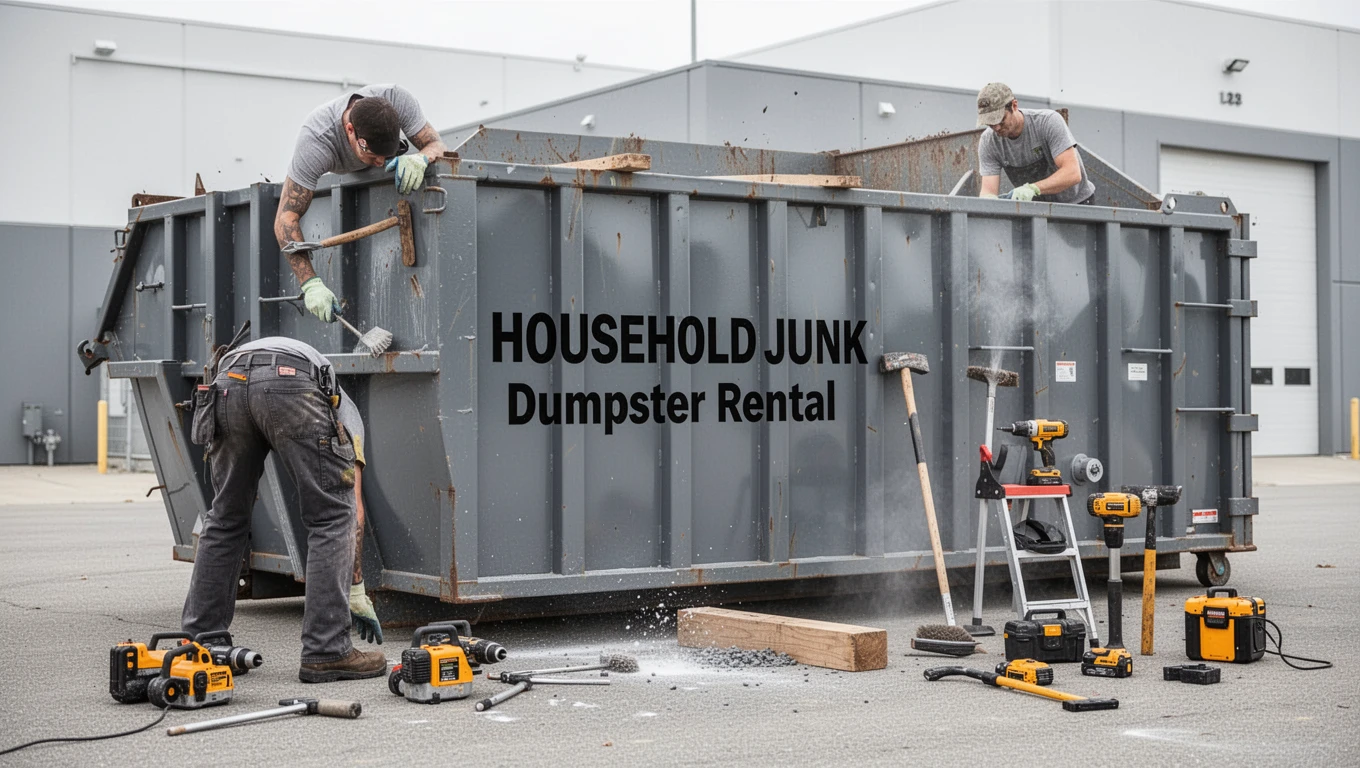 Household Junk Dumpster Rental